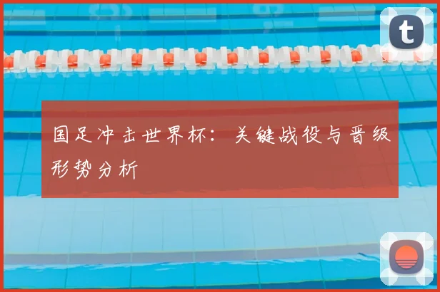 国足冲击世界杯：关键战役与晋级形势分析